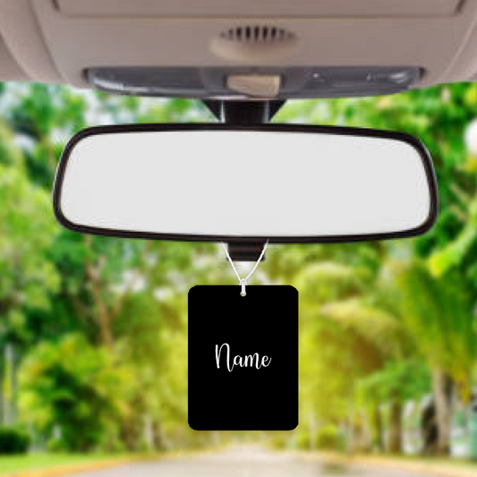 Personalised Car Air freshener Name 060