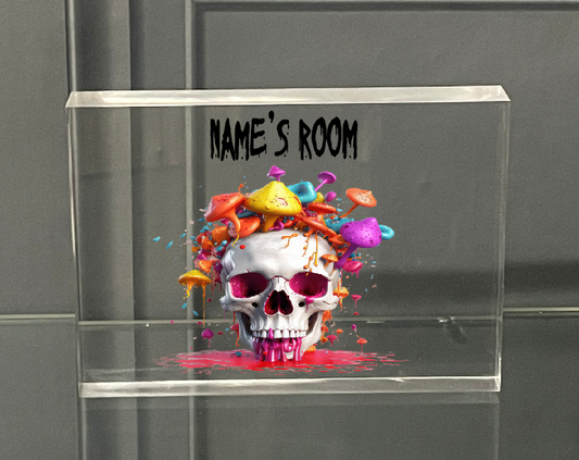 Personalised Photo Block Skull 20