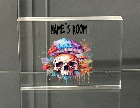 Personalised Photo Block Skull 21