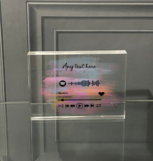 Personalised Photo Block music 23