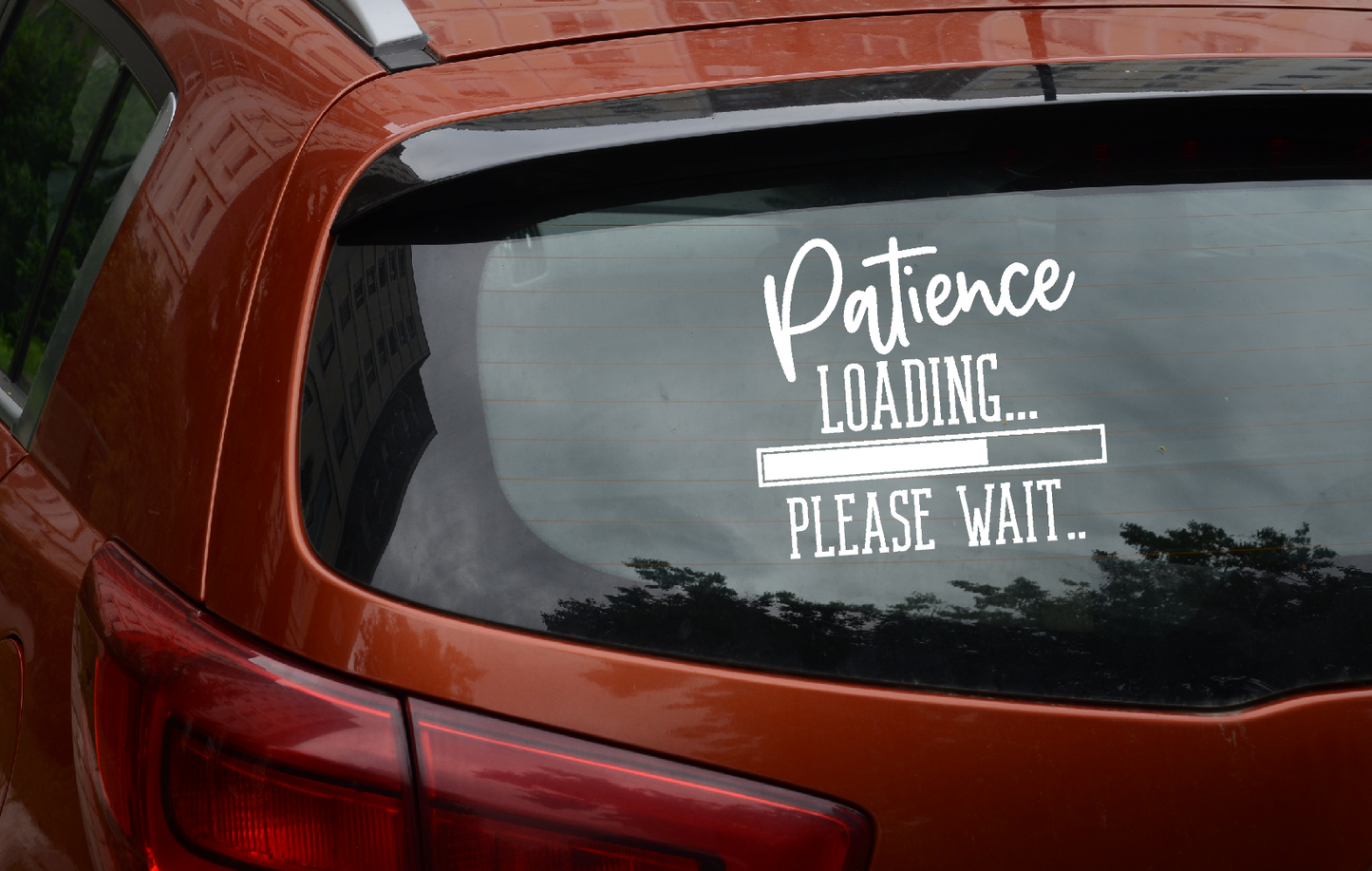 Car Decal Patience Loading  02