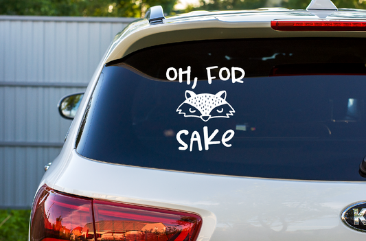 Car Decal Oh For Fox Sake 14