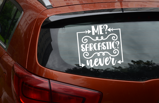 Car Decal Me Sarcastic ?  28