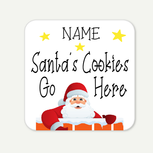 Personalised Drink Coaster Christmas  100