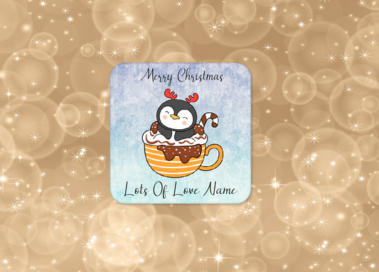 Personalised Drink Coaster Christmas  113