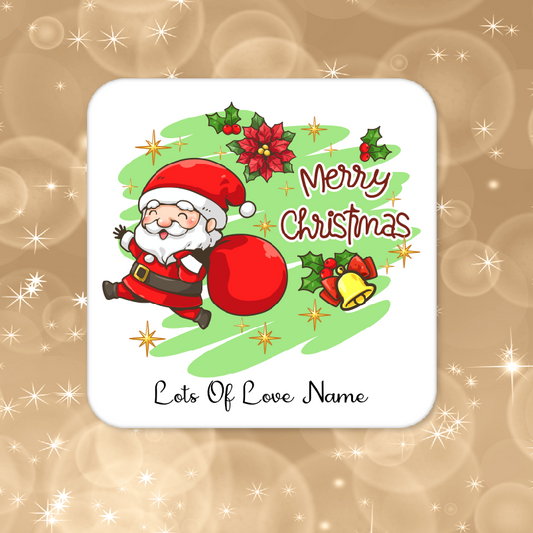 Personalised Drink Coaster Christmas  119