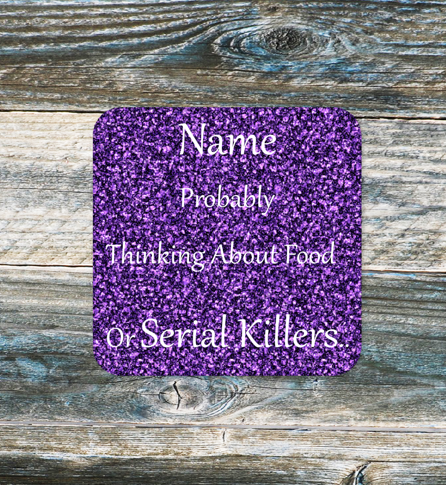 Personalised Drink Coaster Serial Killer  163