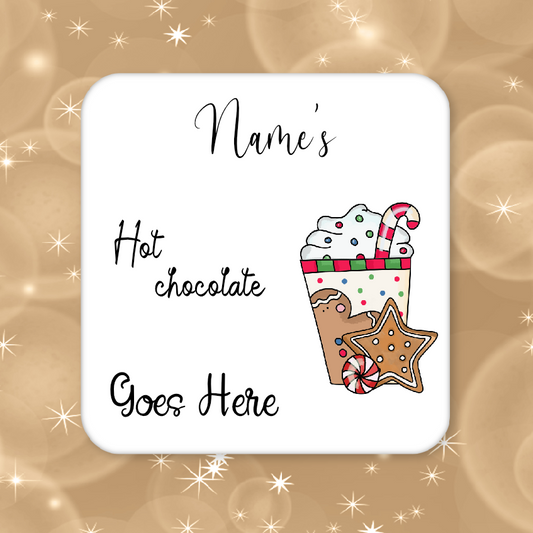 Personalised Drink Coaster Christmas  173