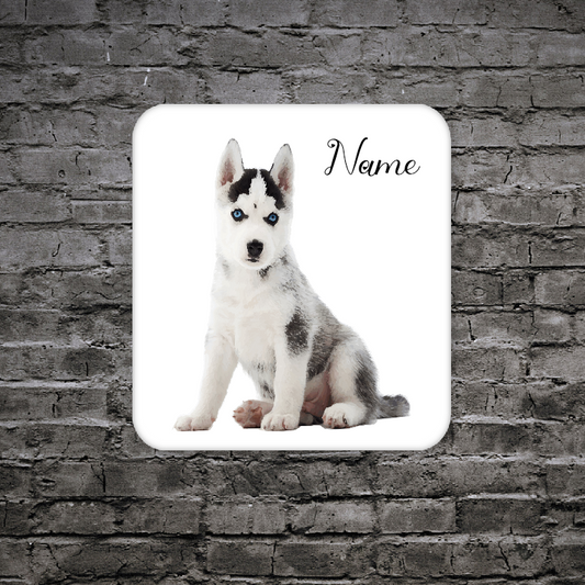 Personalised Drink Coaster Husky 189