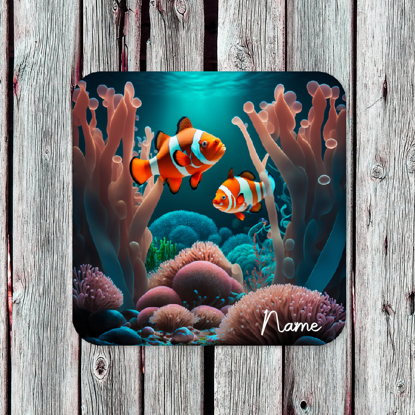 Personalised Drink Coaster Ocean Scene 19