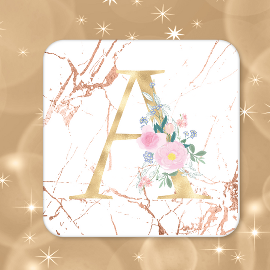 Personalised Drink Coaster Initial 193