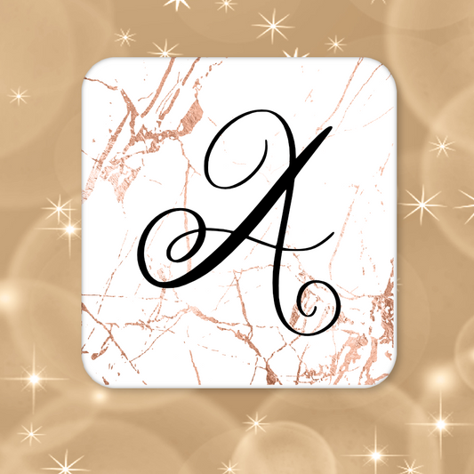 Personalised Drink Coaster Initial 194