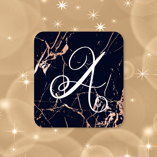 Personalised Drink Coaster Initial 195