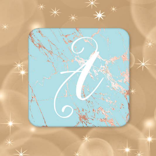 Personalised Drink Coaster Initial 196