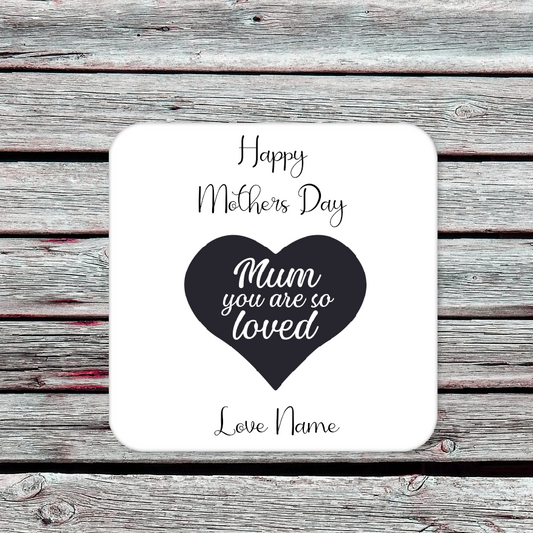 Personalised Drink Coaster Mothers Day 212