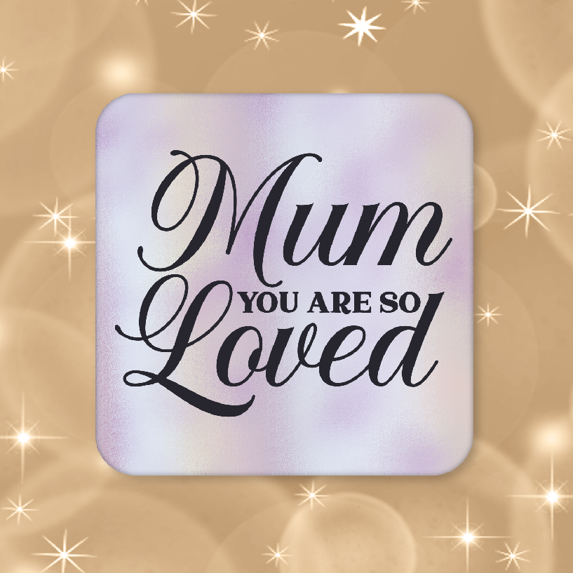 Personalised Drink Coaster Mum 218