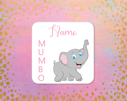 Personalised Drink Coaster Mumbo 219