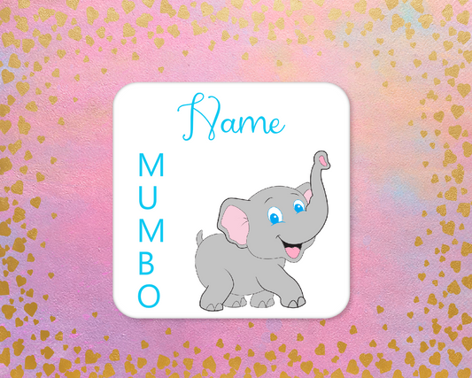 Personalised Drink Coaster Mumbo 220