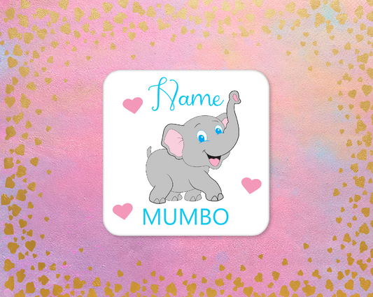 Personalised Drink Coaster Mumbo 221