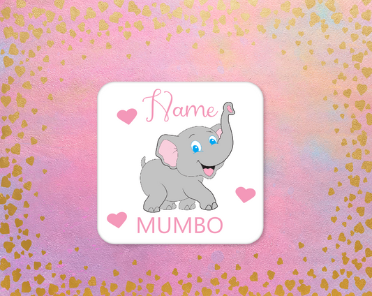 Personalised Drink Coaster Mumbo 222