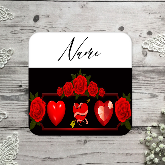 Personalised Drink Coaster Love 258