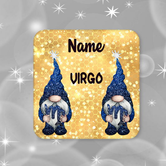 Personalised Drink Coaster Birthday Virgo 266