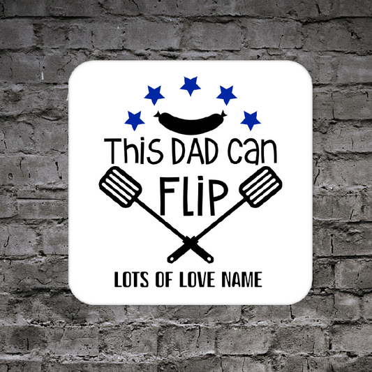 Personalised Drink Coaster This Dad Can Flip 291