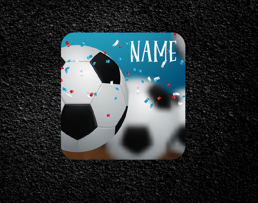 Personalised Drink Coaster Football 306