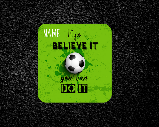 Personalised Drink Coaster Football 310