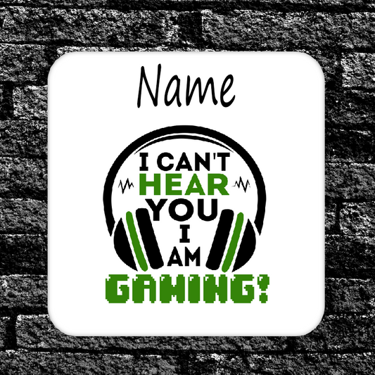 Personalised Drink Coaster Gamer 313