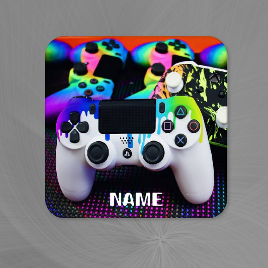 Personalised Drink Coaster Gaming 321