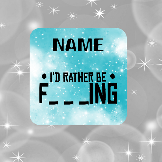 Personalised Drink Coaster Naughty 331