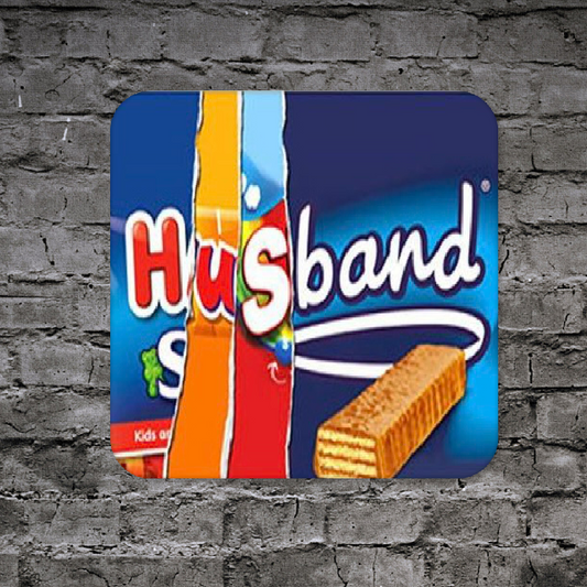 Personalised Drink Coaster Chocolate Husband 334