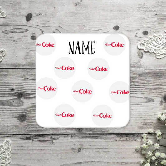 Personalised Drink Coaster Diet Coke   362