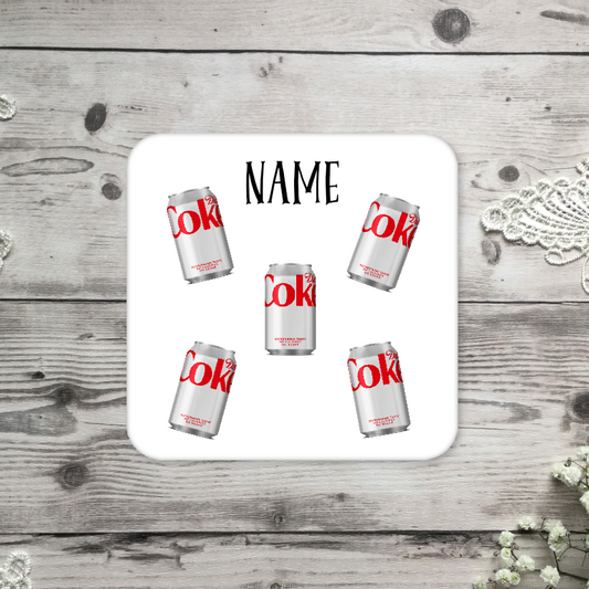 Personalised Drink Coaster Diet Coke   363