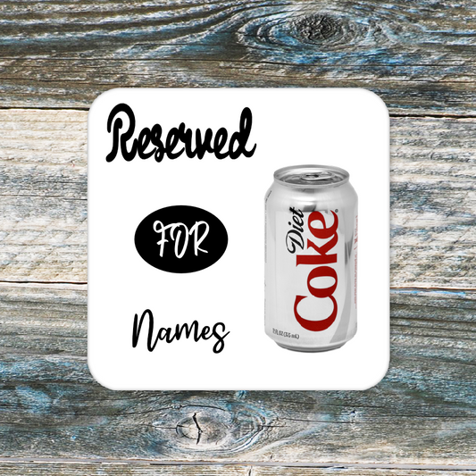 Personalised Drink Coaster Diet Coke   364