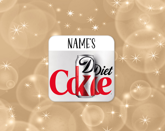 Personalised Drink Coaster Diet Coke   366