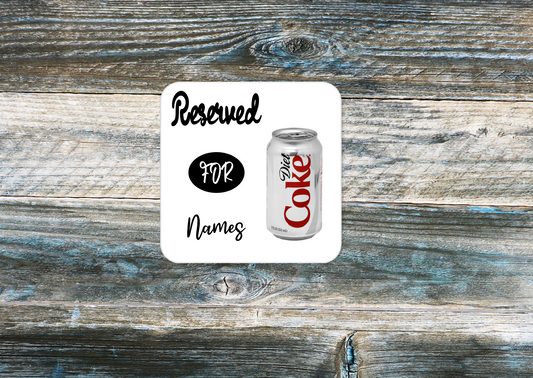 Personalised Drink Coaster Diet Coke   368