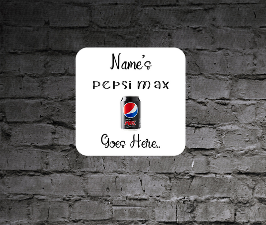 Personalised Drink Coaster Pepsi Max   377