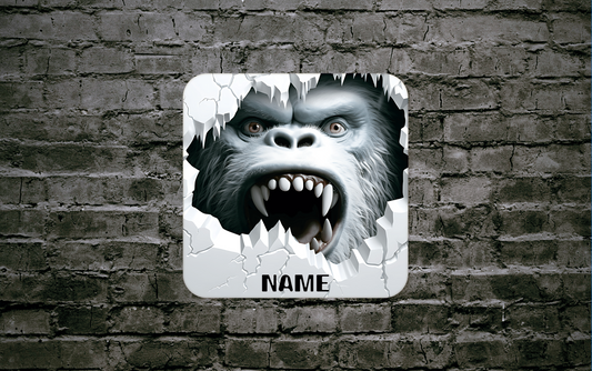 Personalised Drink Coaster 3d Big Foot 400