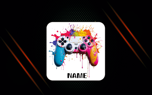 Personalised Drink Coaster Gaming 412