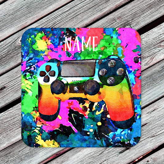 Personalised Drink Coaster Gaming 47