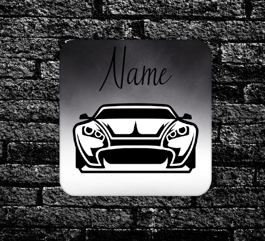 Personalised Drink Coaster Sports Car 98