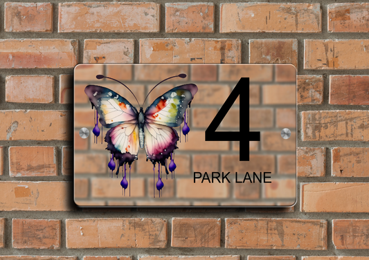 Door Sign Butterfly 01