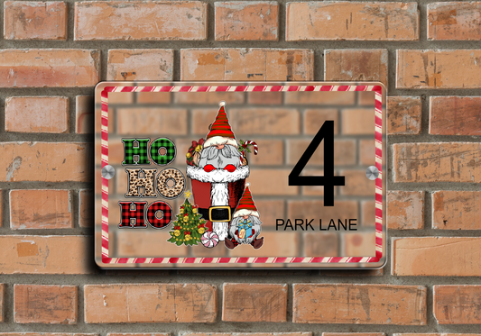 Christmas Door Sign Gonk 03