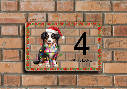 Christmas Door Sign Australian Shepherd  31