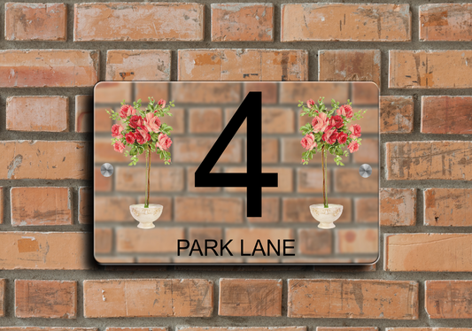 Door Sign Flowers 37