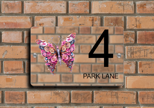 Door Sign Butterfly 39