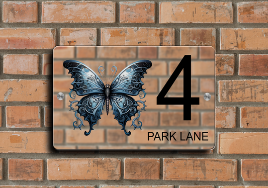 Door Sign Butterfly 40