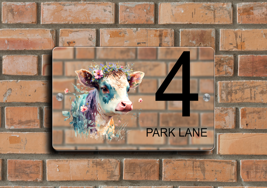 Door Sign Cow 43